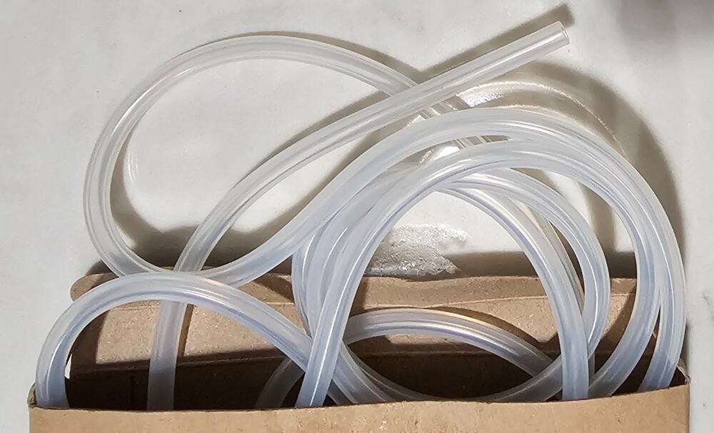 Food Grade Silicone Tubing 2m 3mm ID x 6mm OD Home Beer Brewing Hose